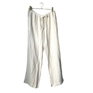 Velvet by Graham & Spencer Cream Straight Leg Pants